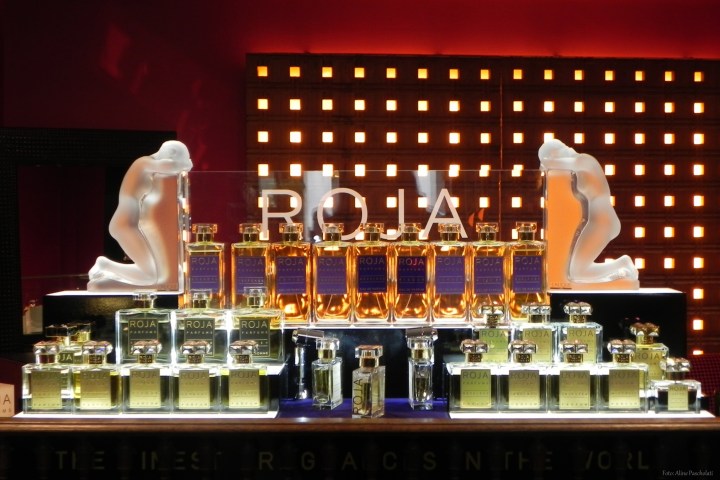 Perfumes da marca inglesa Roja