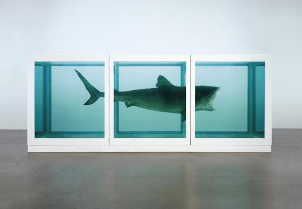 (大判ver)Damien Hirst OBRA DE ARTE DA SEMANA: 'A Impossibilidade Física da Morte na