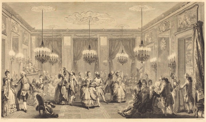Antoine-Jean Duclos, 'Le bal paré', 1774
