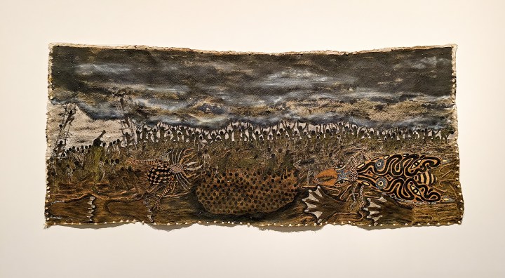 Pintura de Santiago Yahuarcani 